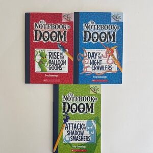 Lot 1-3 THE NOTEBOOK OF DOOM Balloon Goons Night Crawlers Shadow Smashers Books